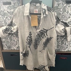 NWT Kealopiko Linen Ahukai Palai
